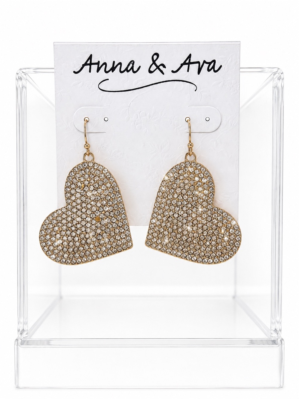 Anna & Ava Heart earrings